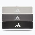 adidas Ellenállóképességi szalag edzőgumi szett 3 db fekete/ szürke/ fehér