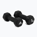 súlyzók adidas 2x1kg fekete ADWT-10001