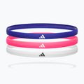 Fejpántok adidas Hairbands 3 pack lucid blue/lucid pink/white