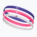 Fejpántok adidas Hairbands 3 pack lucid blue/lucid pink/white 2