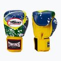 Boxkesztyű Twins Special FBGVL3-44 Brasil yellow/red/blue 3