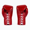 Fairtex Pro Competition Boxing kesztyű Locked Thumb bőr piros 3