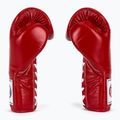 Fairtex Pro Competition Boxing kesztyű Locked Thumb bőr piros 4