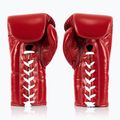 Fairtex Pro Competition Boxing kesztyű Locked Thumb bőr piros 2
