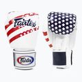 Boxkesztyű Fairtex Universal "Tight-Fit" Design USA white