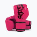 Rękawice boskerskie Fairtex Microfiber pink/black 4