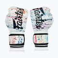 Rękawice boskerskie Fairtex Microfiber Art Collections Painter white