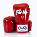 Fairtex Super Sparring bokszkesztyű - Locked Thumb piros 2