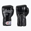 Fairtex stílusos szögletes sparring boxkesztyű - Locked Thumb fekete