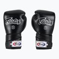 Fairtex stílusos szögletes sparring boxkesztyű - Locked Thumb fekete 2