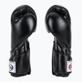 Fairtex stílusos szögletes sparring boxkesztyű - Locked Thumb fekete 4