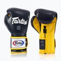 Fairtex Heavy Hitter mexikói stílusú kék/sárga bokszkesztyűk