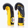 Fairtex Heavy Hitter mexikói stílusú kék/sárga bokszkesztyűk 3