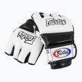 Fairtex Super Sparring grappling kesztyű fehér/fekete 4