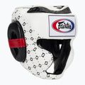 Box fejvédő Fairtex Super Sparring white/black