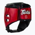 Sisak ochronny Fairtex Muay Thai & Kickboxing Competition red 3