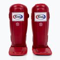 Fairtex In-Step dupla párnázott sípcsontvédő piros