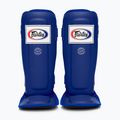 Fairtex In-Step dupla párnázott sípcsontvédő kék