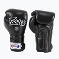 Fairtex stílusos szögletes sparring boxkesztyű - Locked Thumb fekete