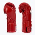 Fairtex stílusos szögletes sparring boxkesztyű - Locked Thumb piros 3