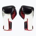 Fairtex stílusos szögletes sparring boxkesztyű - Locked Thumb fekete/fehér/piros 2