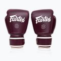 Boxkesztyű Fairtex Real Leather Boxing maroon