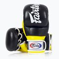 Fairtex Super Sparring Grappling kesztyű fekete/sárga 4