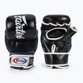 Fairtex Super Sparring Grappling kesztyű fekete/kék