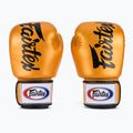 Boxkesztyű Fairtex Deluxe Tight-Fit gold 2