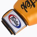 Boxkesztyű Fairtex Deluxe Tight-Fit gold 6