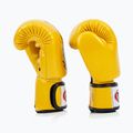Boxkesztyű Fairtex Deluxe Tight-Fit gold 3