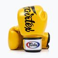 Boxkesztyű Fairtex Deluxe Tight-Fit gold 4