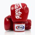 Boxkesztyű Fairtex Deluxe Tight-Fit red 4