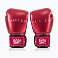 Boxkesztyű Fairtex Metallic Boxing red 2