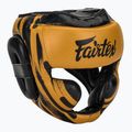 Fairtex mikroszálas fejvédő bokszsisak arany