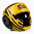 Fairtex mikroszálas fejvédő bokszsisak arany 2