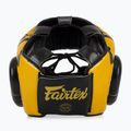 Fairtex mikroszálas fejvédő bokszsisak arany 5