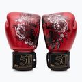 Fairtex Golden Jubilee piros bokszkesztyű