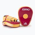 YOKKAO Focus Mitts Nyitott edzéskorongok piros-sárga FYML-21 3