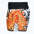 Férfi edzőshort YOKKAO Dragon Muay Thai black/white 3
