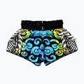 Férfi edzőshort YOKKAO Dragon Muay Thai pink/blue 6