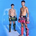 Férfi edzőnadrág YOKKAO Original Muay Thai green 8