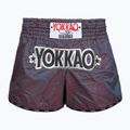 Férfi edzőshort YOKKAO Lunar Muay Thai iridescent blue grey