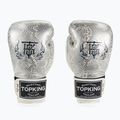 Top King Muay Thai Super Star Snake bokszkesztyűk fehér TKBGSS-02A-WH