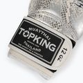 Top King Muay Thai Super Star Snake bokszkesztyűk fehér TKBGSS-02A-WH 4