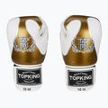 Boxkesztyű Top King Muay Thai Empower white/gold