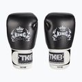 Top King Muay Thai Empower Air bokszkesztyűk fehér/ezüst TKBGEM-02A-WH 2