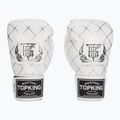 Top King Boxing Chain fehér/ezüst boxkesztyű