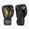 Top King Boxing láncos kesztyű fekete/arany