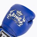 Top King Muay Thai Super kék boxkesztyűk 5